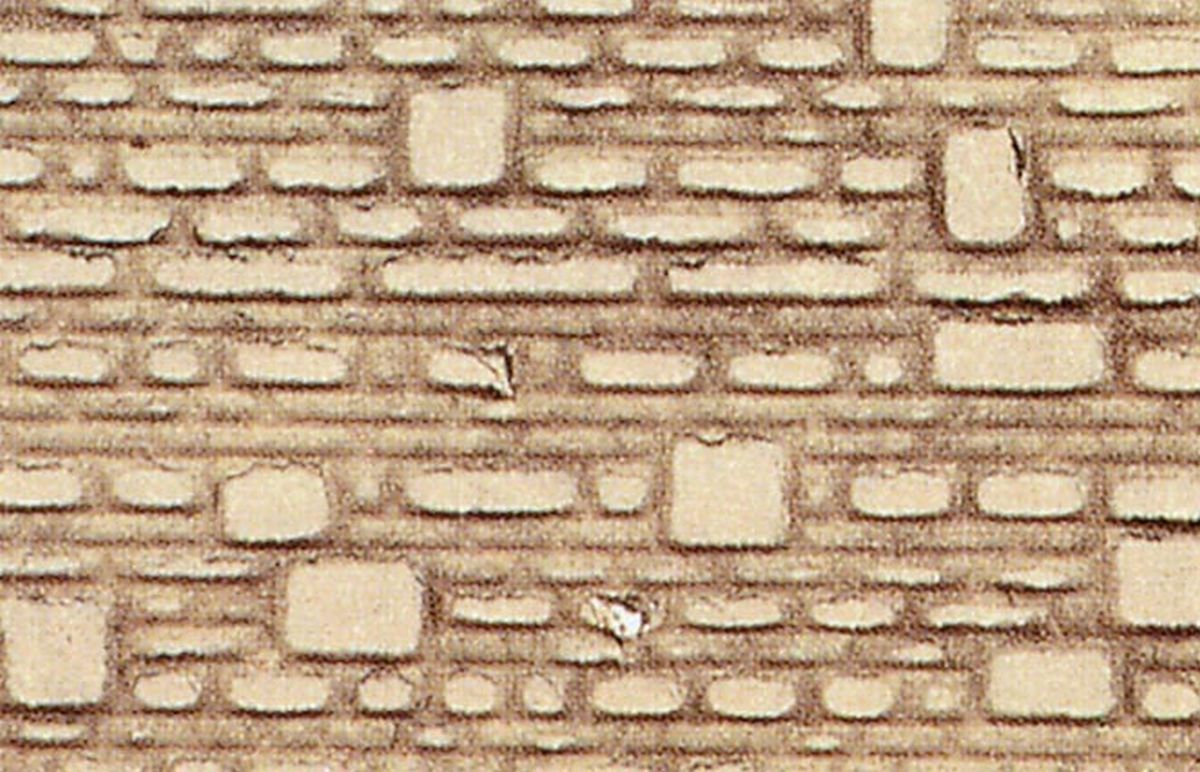 Heki 70132 - Natursteinmauer behauen, 2 Stück, je 28x14cm