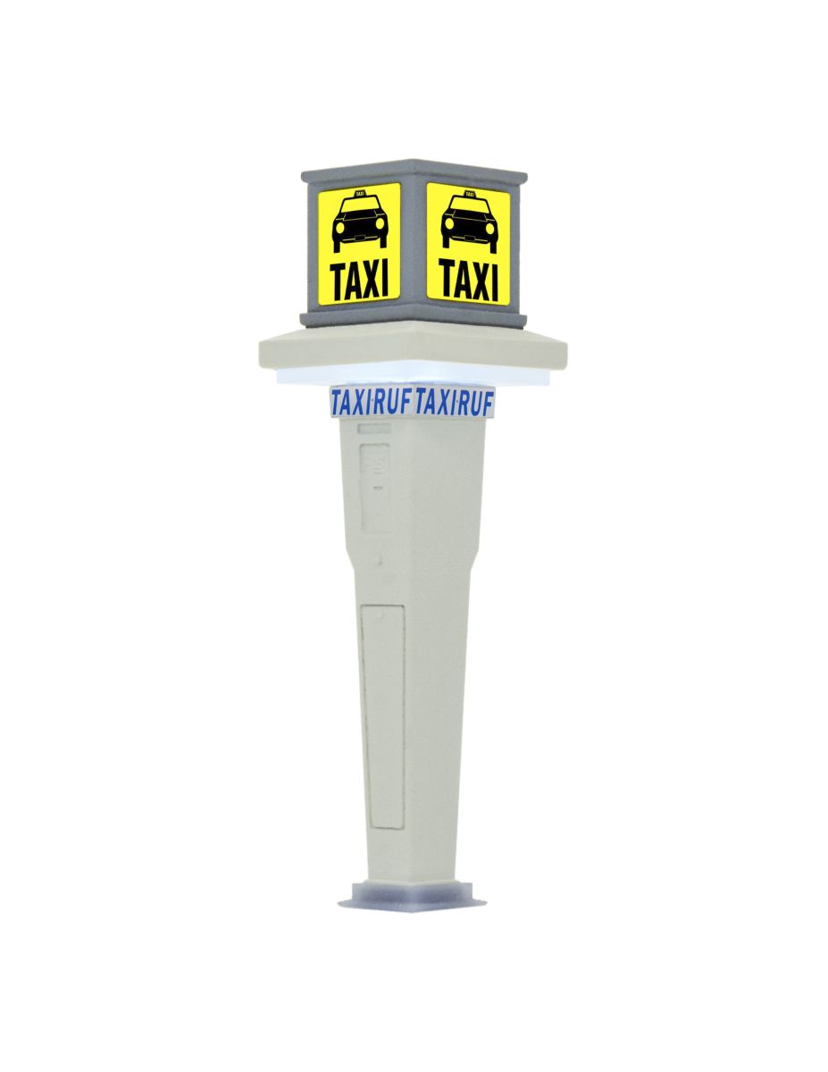 Viessmann 1378 - Taxistand mit LED-Beleuchtung