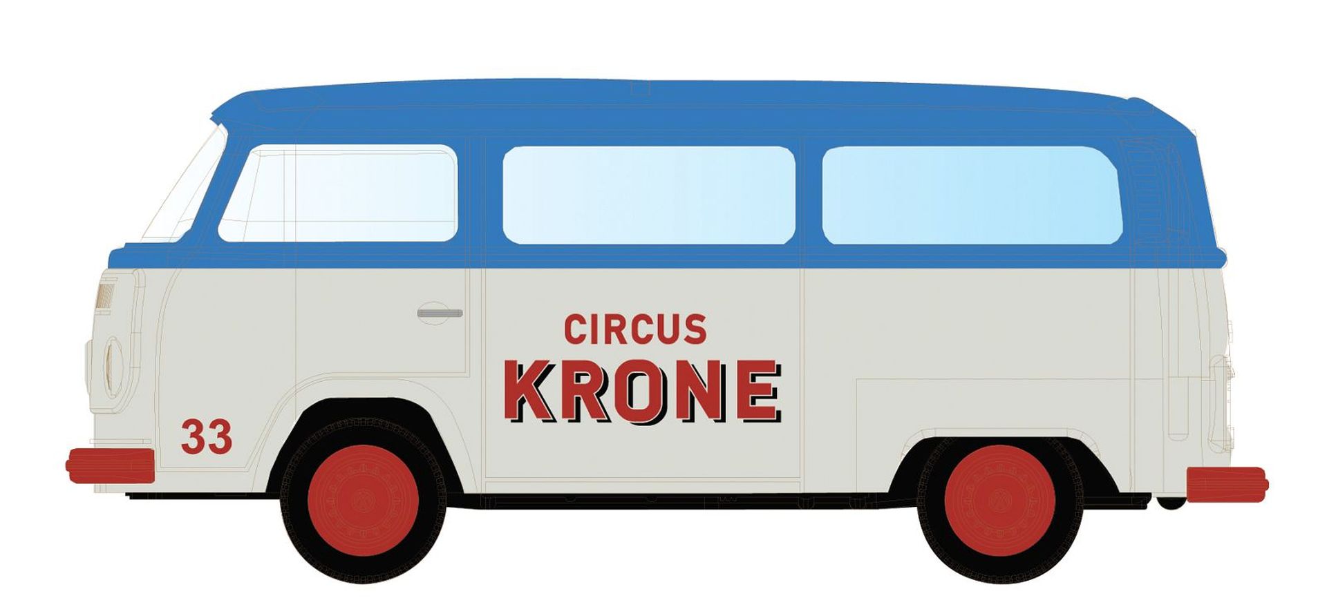 Minis LC3963 - VW T2 Bus Circus Krone
