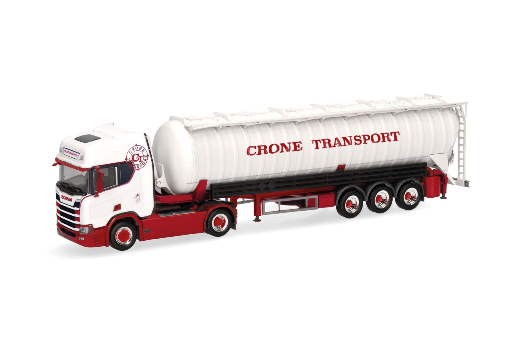 Herpa 319904 - Scania CR 20 HD Saugsilo-Sattelzug "Crone Handel und Transport" Herpa 319904 - Scania CR 20 HD Saugsilo-Sattelzug "Crone Handel und Transport"