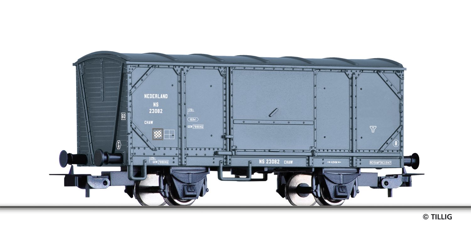 Tillig 77000 - Gedeckter Güterwagen, NS, Ep.III 'CHAW'