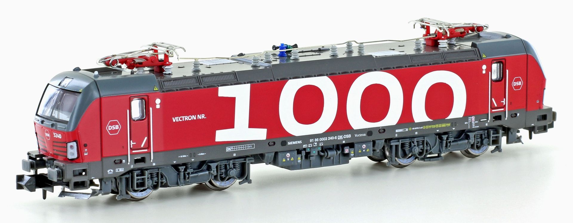 Hobbytrain H30170-S - E-Lok Serie EB 3200 '1000th Vectron', DSB, Ep.VI, DC-Sound