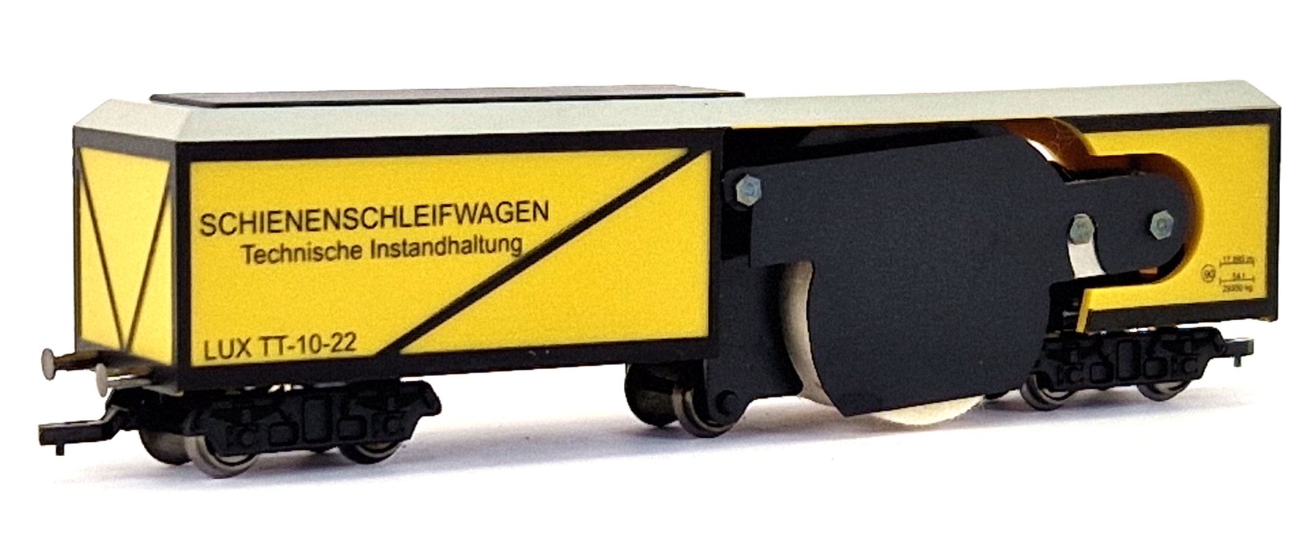 Lux-Modellbau 9649 - TT-Reinigungsset mit Polierwagen, Saugwagen und Radreinigungsanlage