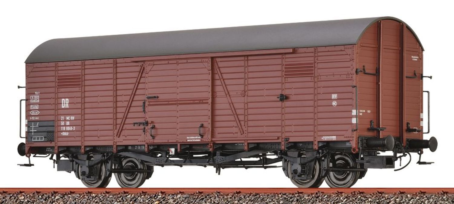 Brawa 50453-A24 - Gedeckter Güterwagen Gltuw, DR, Ep.IV