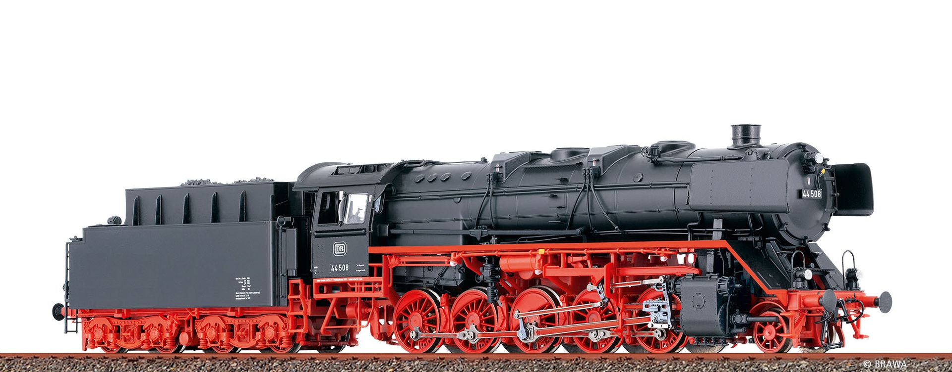 Brawa 70042 - Dampflok 44 508, DB, Ep.III, DC-Sound-Extra