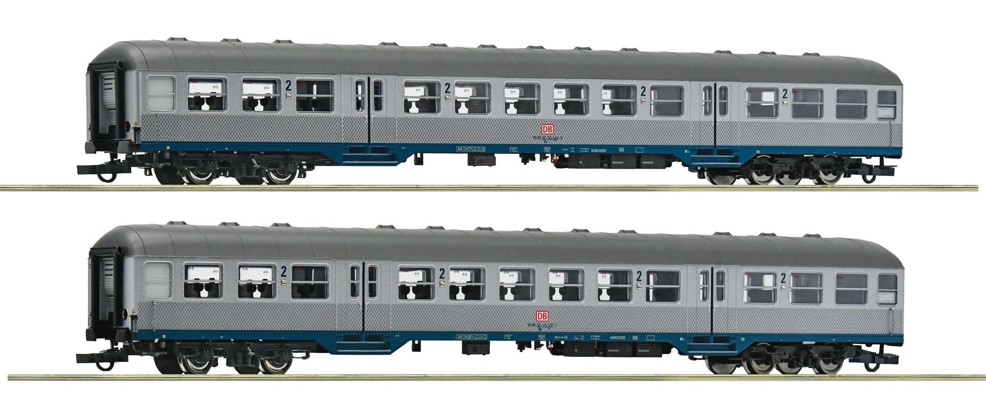 Roco 6200035 - 2er Set Personenwagen, DBAG, Ep.V-VI