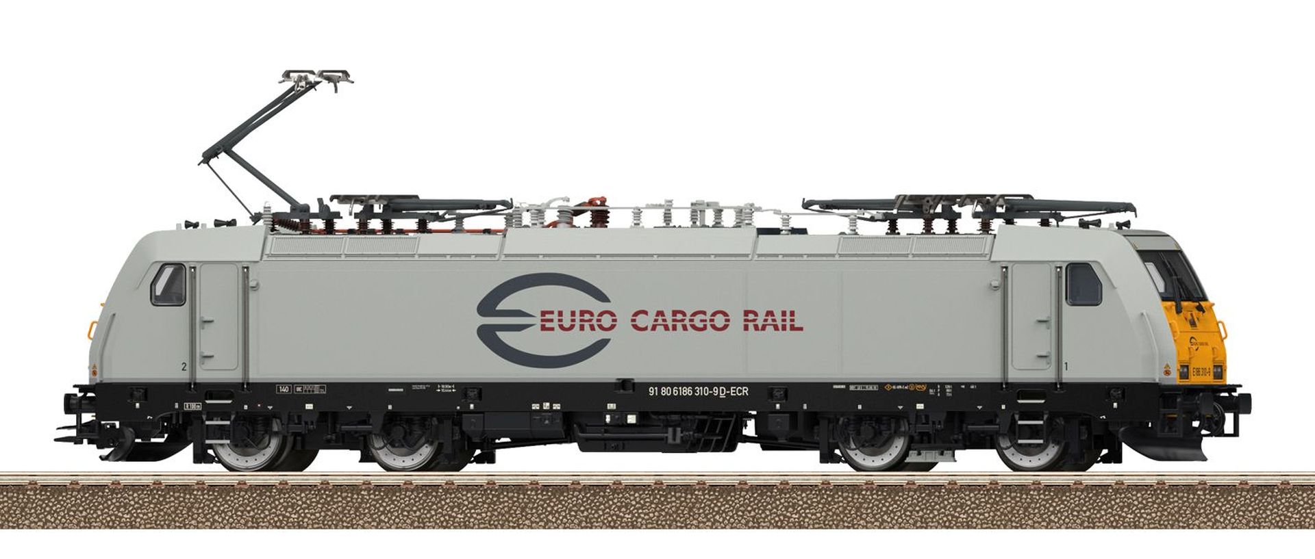 Trix 25804 - E-Lok 186 310-9, EURO RAIL CARGO, ECR, Ep.VI, DC-MFX-Sound