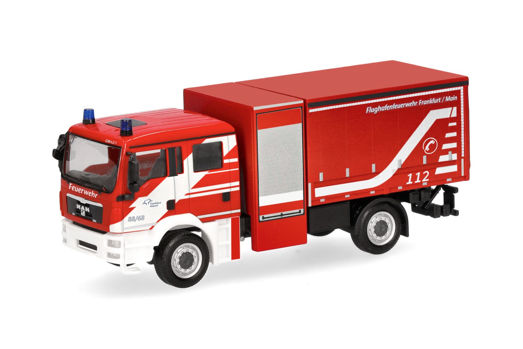 Herpa 098861 - MAN TGM Mehrzweckgerätewagen (MzGW) "Fraport"