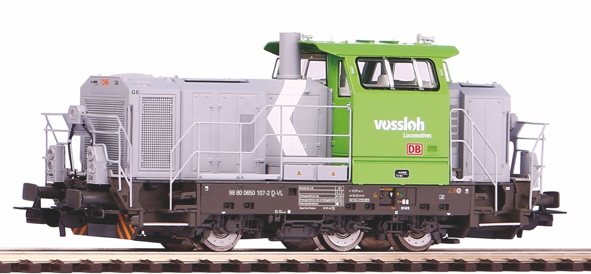Piko 52670 - Diesellok Vossloh G6, DBAG, Ep.VI 'Cummins'
