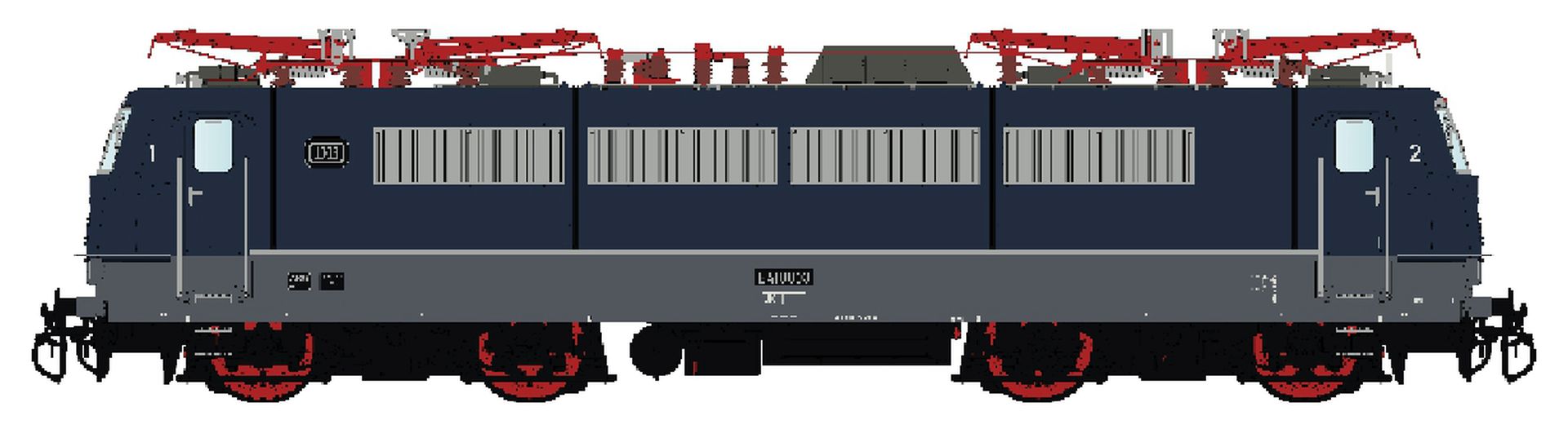 L.S. Models LS16023DCS - E-Lok E 410 003, DB, Ep.III, DC-Sound