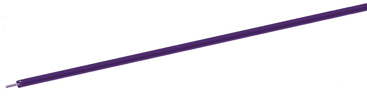 Roco 10637 - 1poliger Draht 0,7mm² violett, 10m