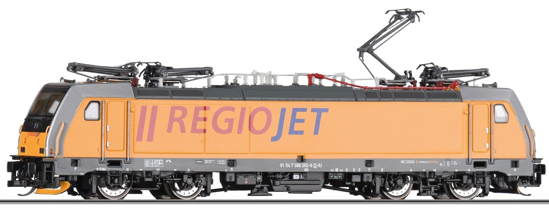Tillig 05034 - E-Lok Reihe 386, RegioJet, Ep.VI