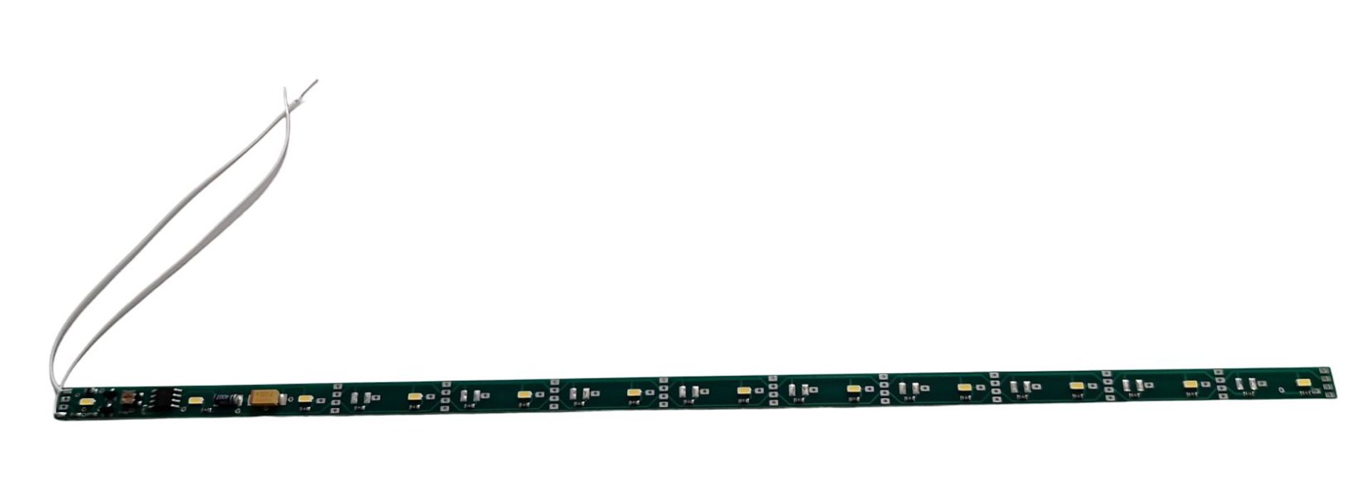 MS 13041 - Lichtleiste kaltweiss, 290 mm mit Kondensator, Elektronik unten