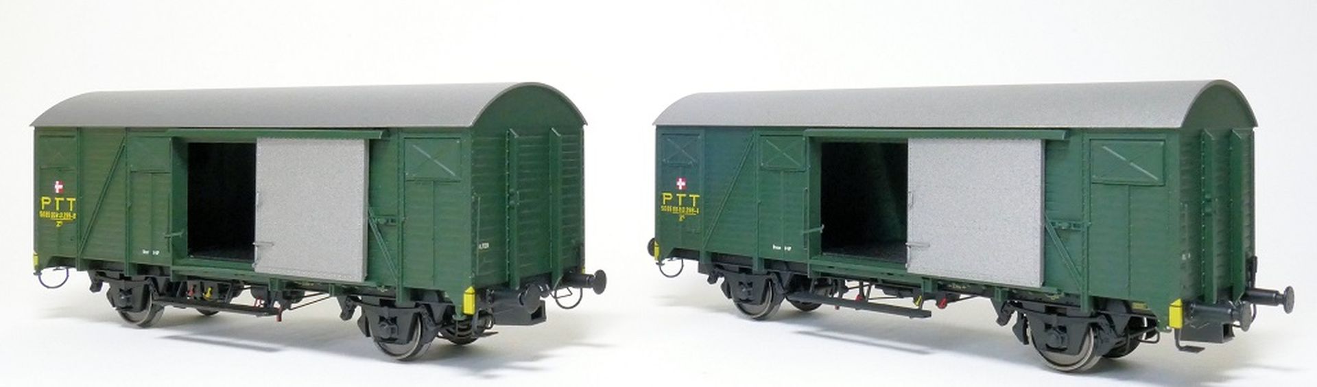 Exact-Train EX20947 - 2er Set gedeckte Güterwagen, SBB, Ep.IV