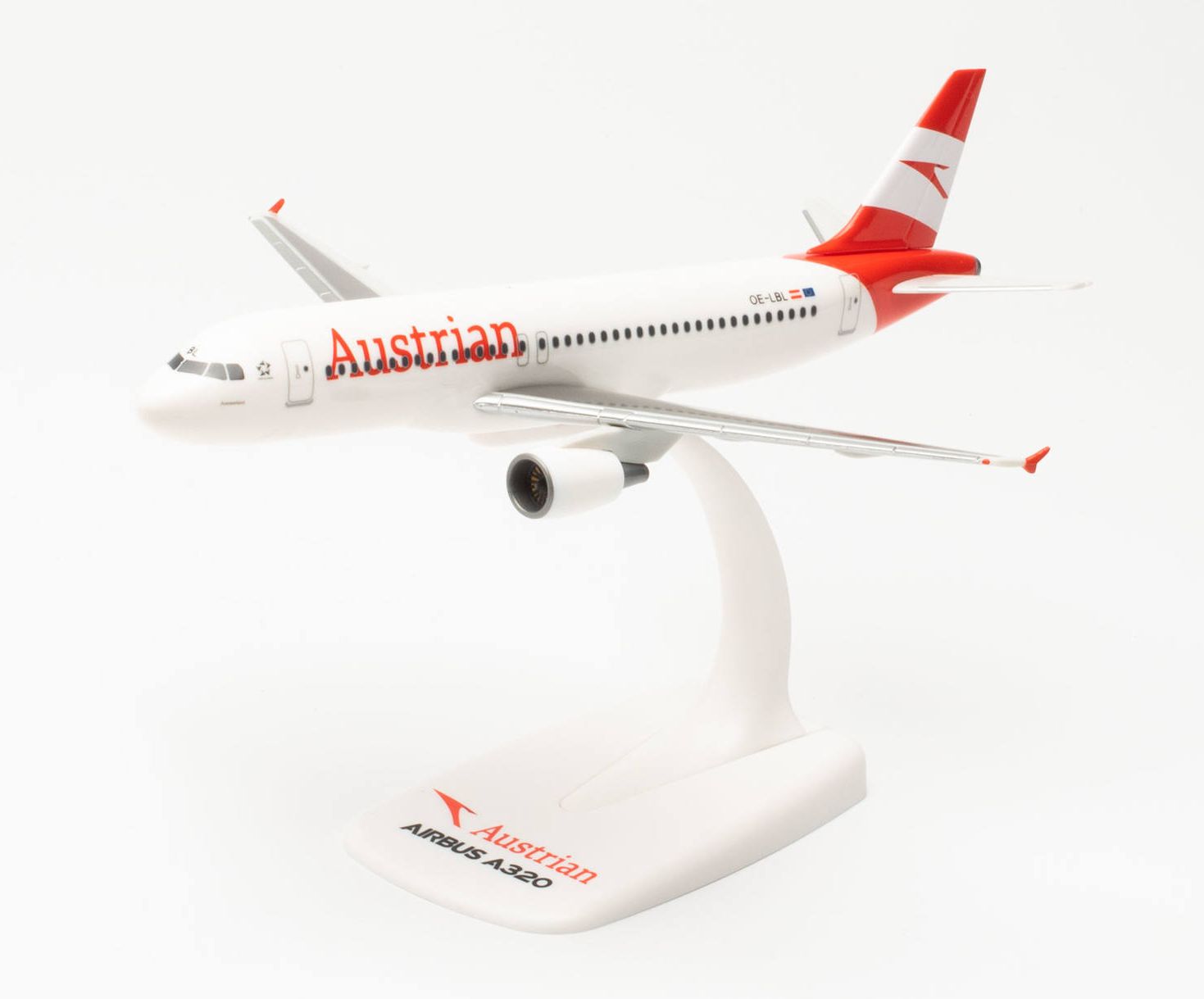 Herpa 613620 - Austrian Airlines Airbus A320 – OE-LBL “Ausseerland”