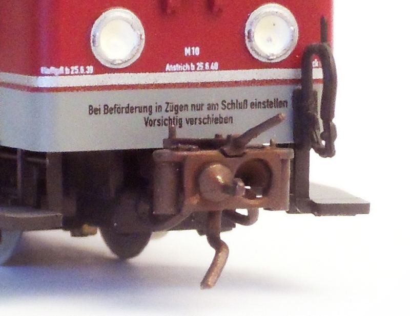 Veit 29017 - 1 Paar Scharfenbergkupplung, für Zittauer Triebwagen VT137, Ep.II, III