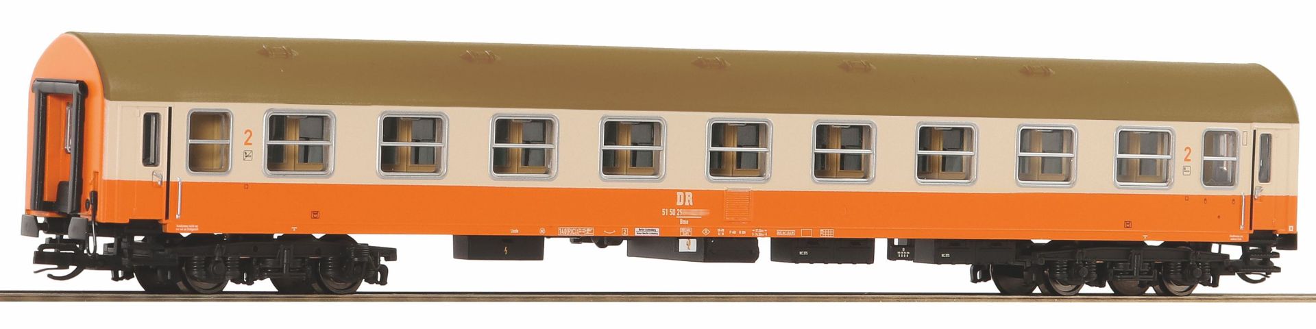 Roco 6280018 - Personenwagen 'Städteexpress', 2. Klasse, DR, Ep.IV