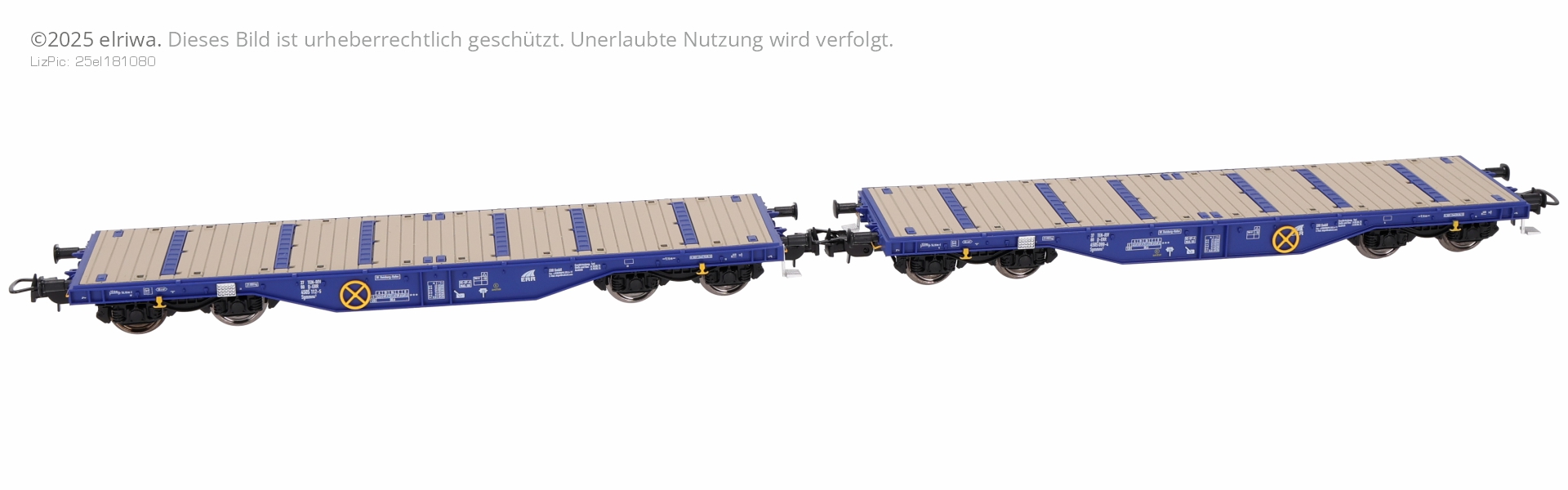 Tillig 502385 - 2er Set Flachwagen Sgmmns mit Satteldachträger, EER, Ep.VI Tillig 502385 - 2er Set Flachwagen Sgmmns mit Satteldachträger, EER, Ep.VI