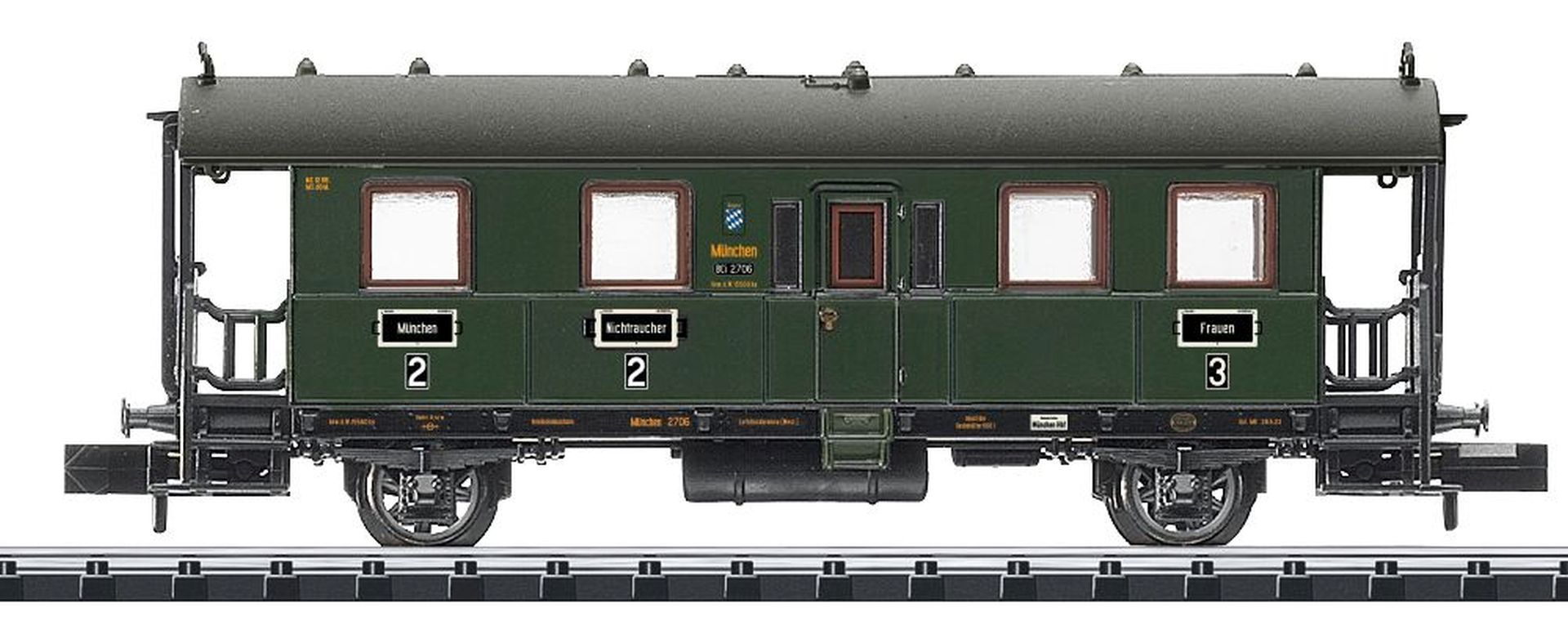 Trix 18962 - Personenwagen BCi (Bay 10), GV Bayern, Ep.II