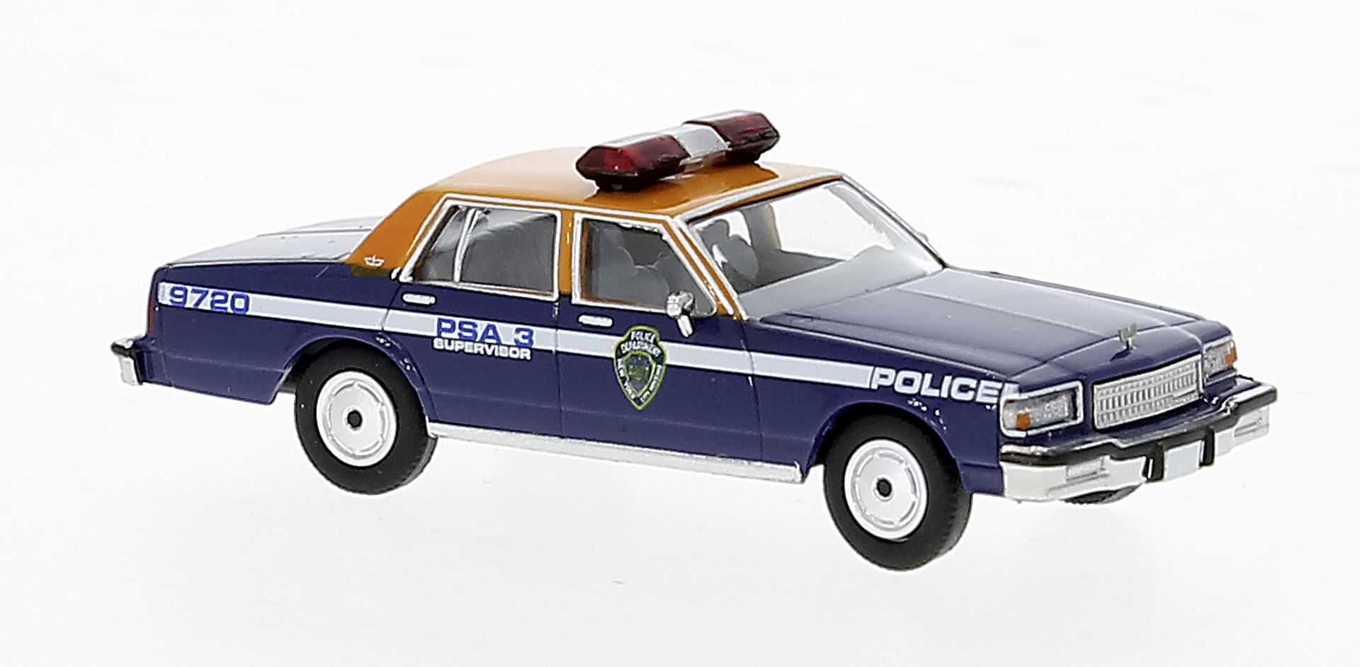 Brekina 19711 - Chevrolet Caprice, NYPD 'House police'