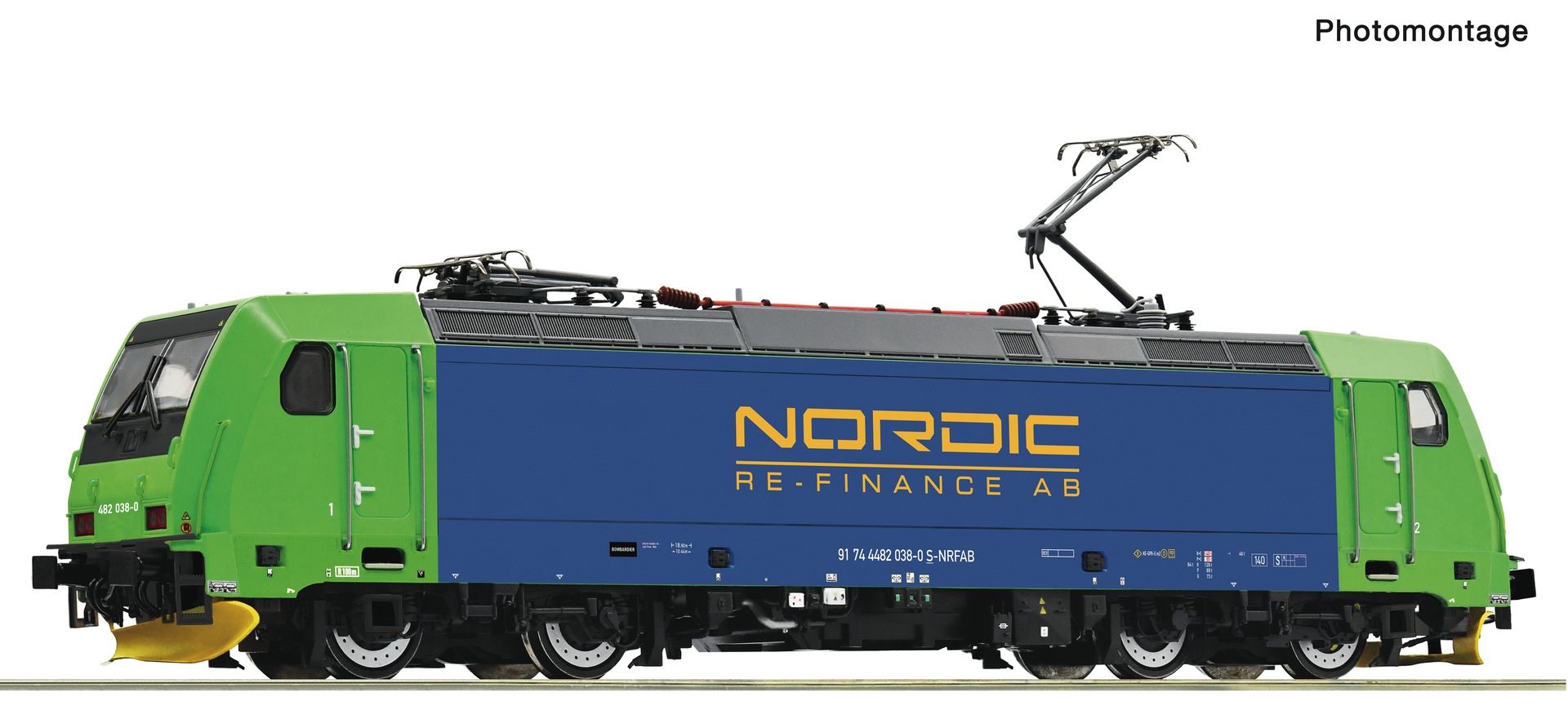 Roco 7510167 - E-Lok 482 038-0, Nordic, Ep.VI, DC-Sound