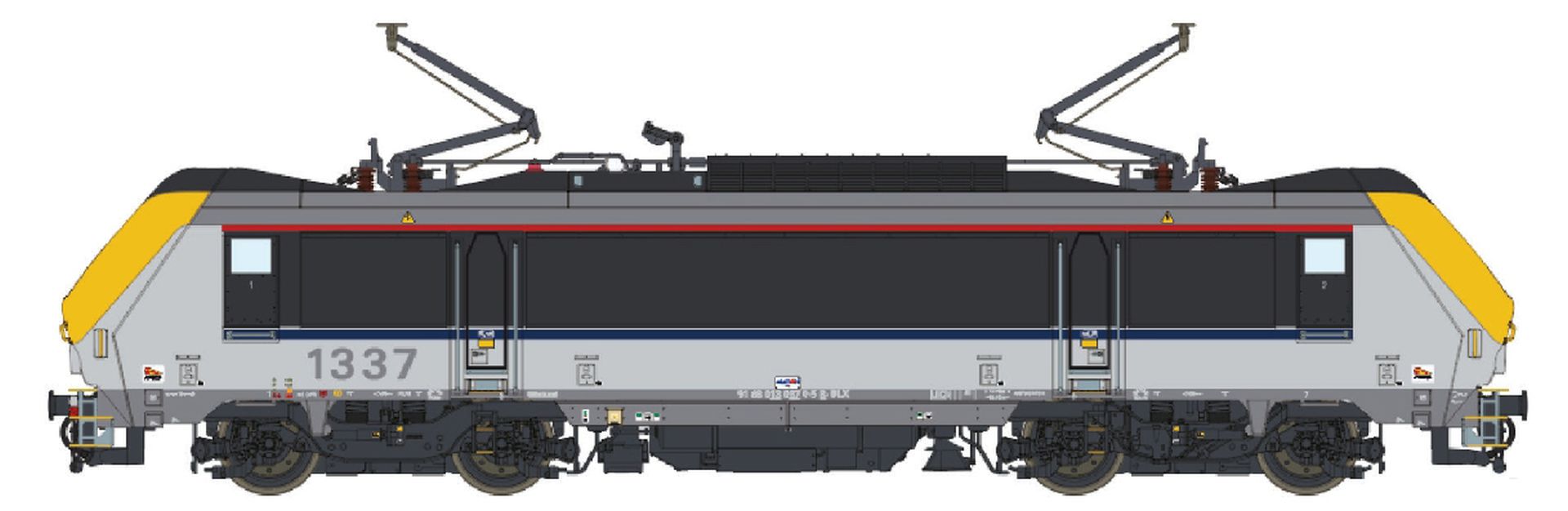 L.S. Models LS12518ACS - E-Lok HLE 13, 1337, SNCB, Ep.VI, AC-Sound