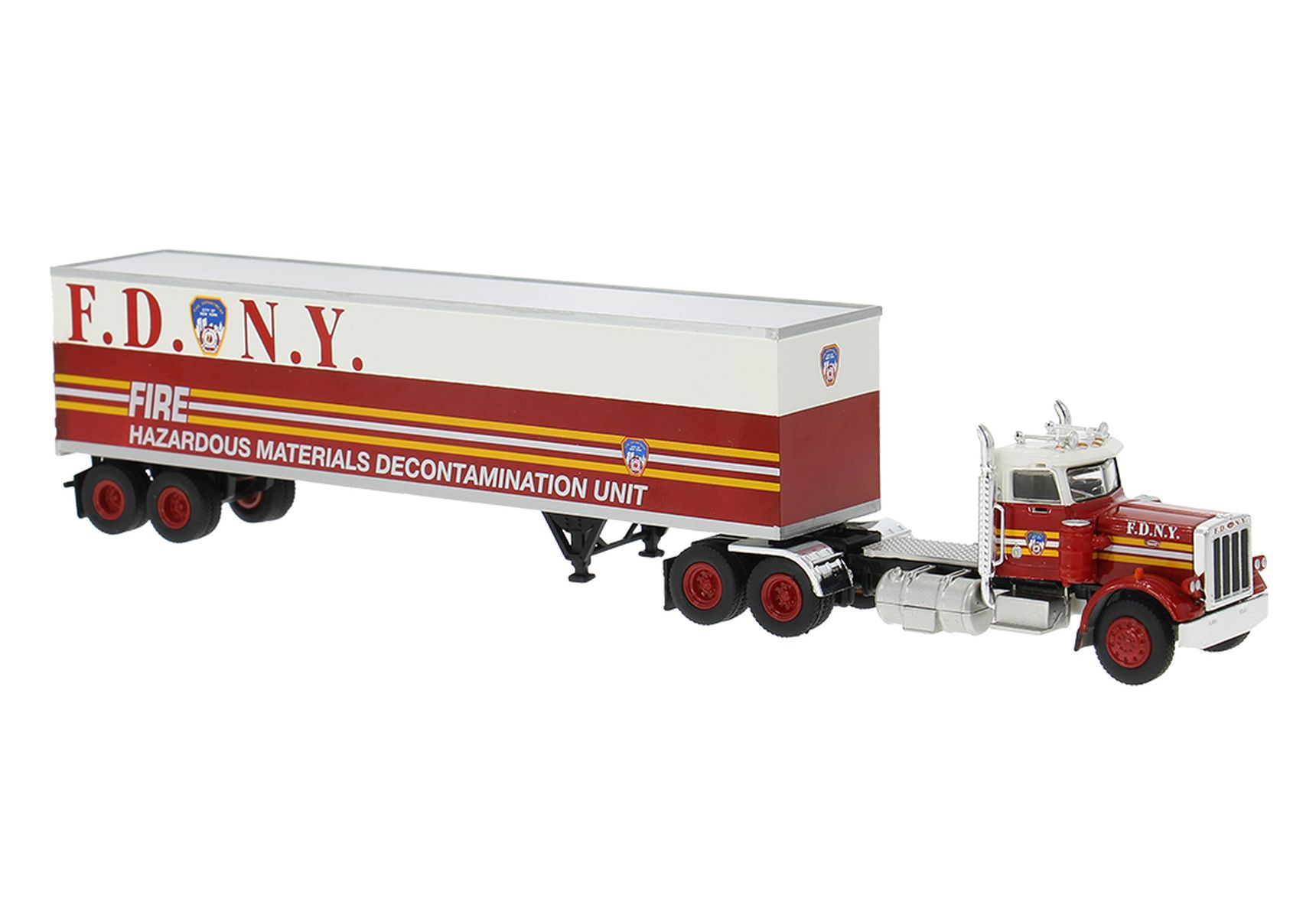 Brekina 85722 - Peterbilt 359 Koffer-Sattelzug der FDNY