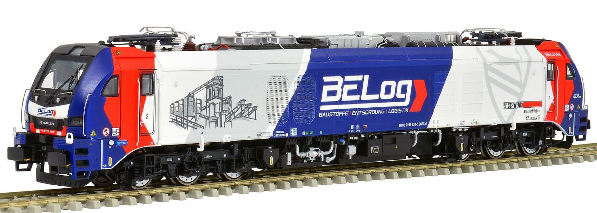 Sudexpress S1592381 - Stadler Dual-Mode Lok 159 238-5, BELog, Ep.VI