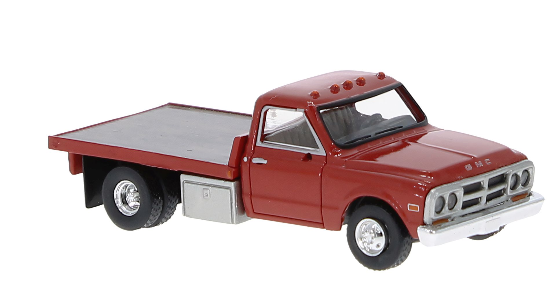 Brekina 19670 - GMC Sierra Grande platform truck, red