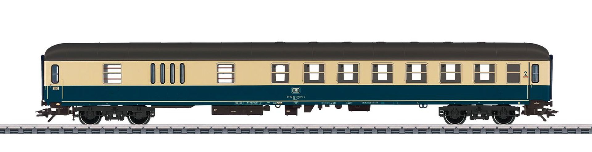 Märklin 43953 - Halbgepäckwagen BDms 273, 2. Klasse, DB, Ep.IV