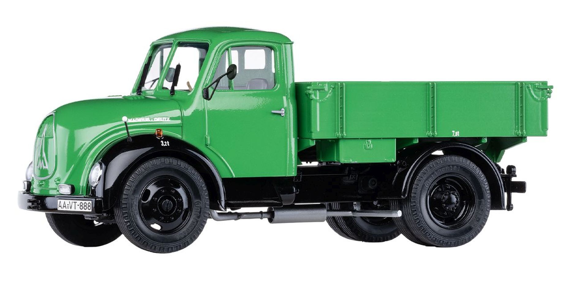 Märklin 18224 - Magirus Mercur 120 S 'Rundhauber' mit offener Pritsche