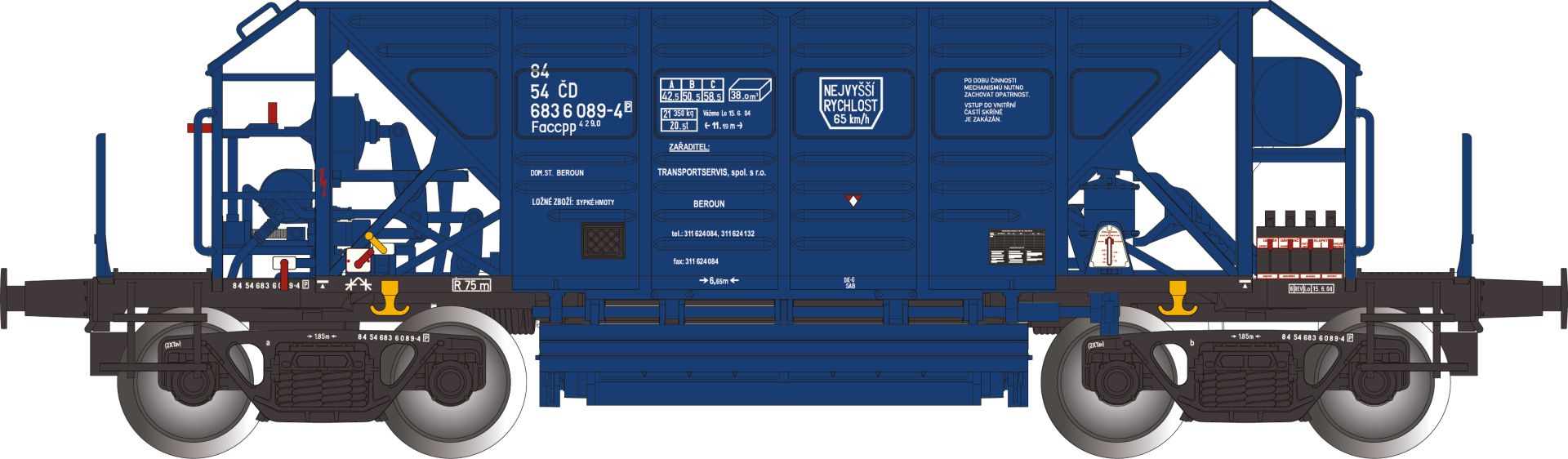 Albert Modell 683025 - Schotterwagen Faccpp, CD, Ep.V