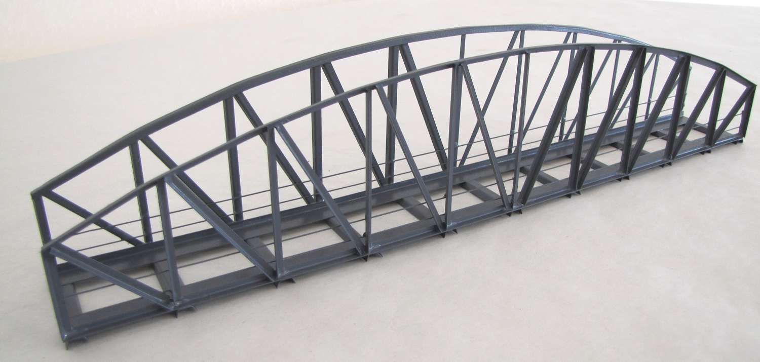 Hack 30140 - VT33 - Vorflutbrücke 33cm, 1-gleisig, grau
