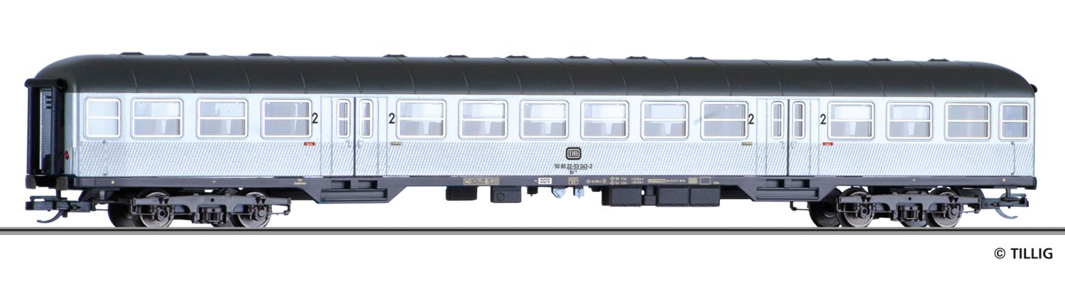 Tillig 13869 - Personenwagen Bn 719 2. Klasse, DB, Ep.IV