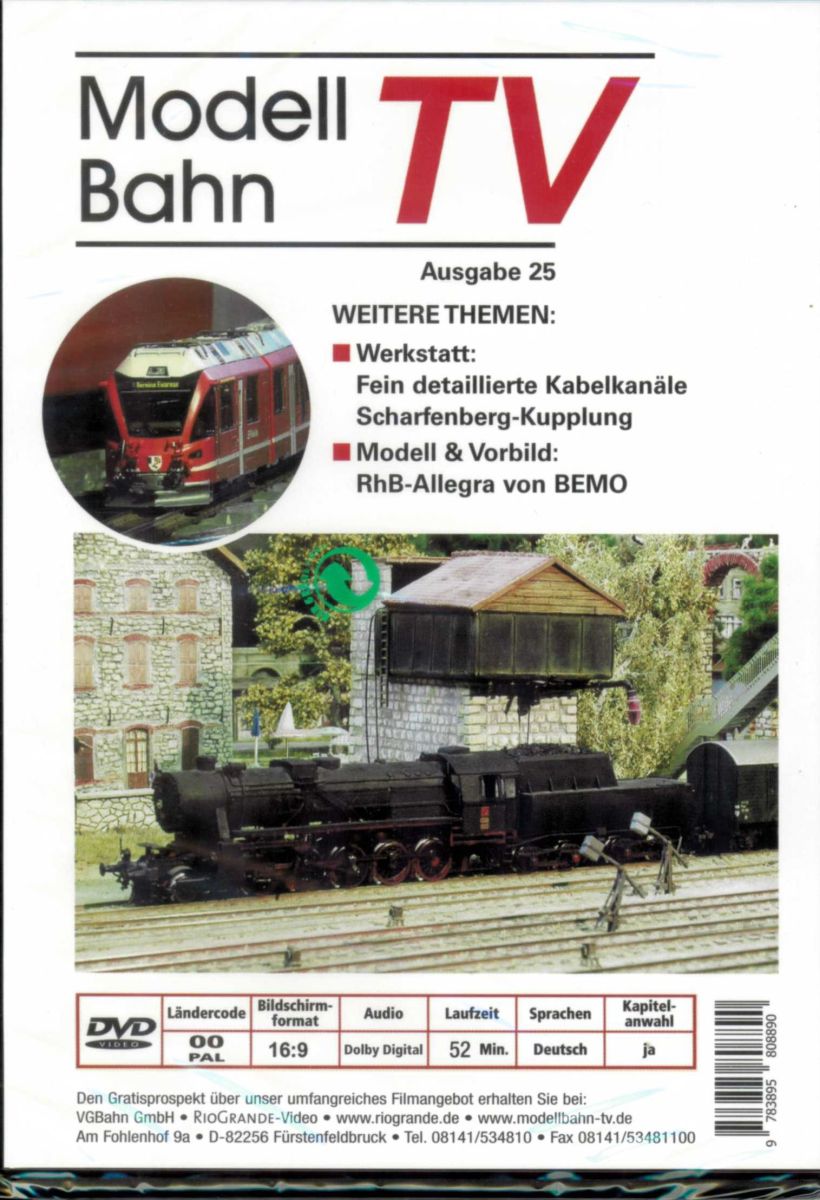 VGB 7525 - DVD - Modellbahn TV - Ausgabe 25