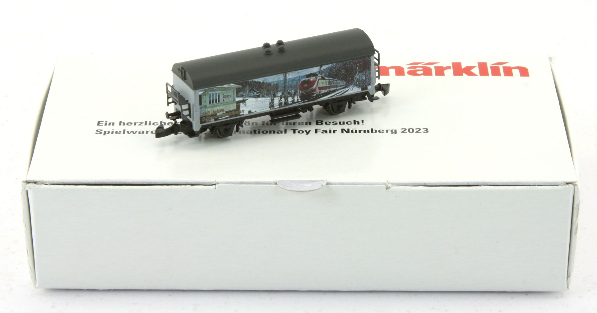 Märklin MSWM2023-G - Spielwarenmesse 2023, gedeckter Güterwagen, Spur Z