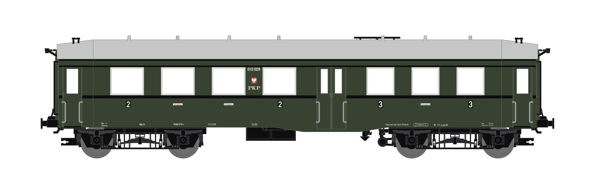 Saxonia 120056 - Personenwagen Bauart 'Altenberg', ex. BC4i, PKP, Ep.III