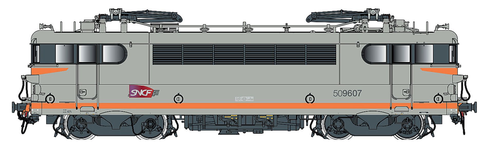 L.S. Models LS10722 - E-Lok BB 9600, 509607, SNCF, Ep.VI, AC-Digtial