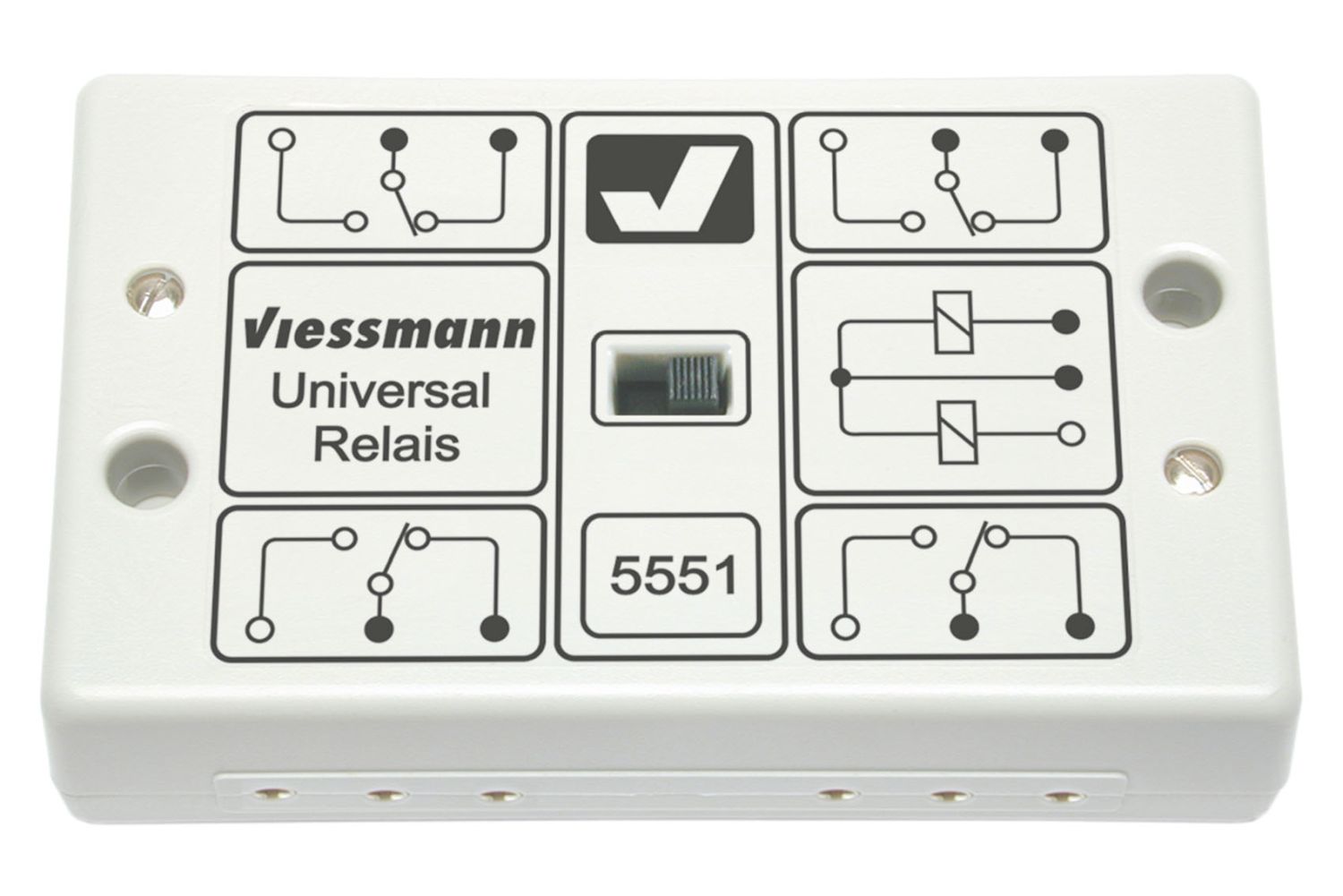Viessmann 5551 - Universal Relais, 1x4UM