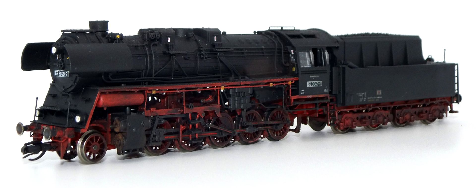 Saxonia 120130-GA - Dampflok 58 3049-2 mit T28-Tender, DR, Ep.IV, gealtert