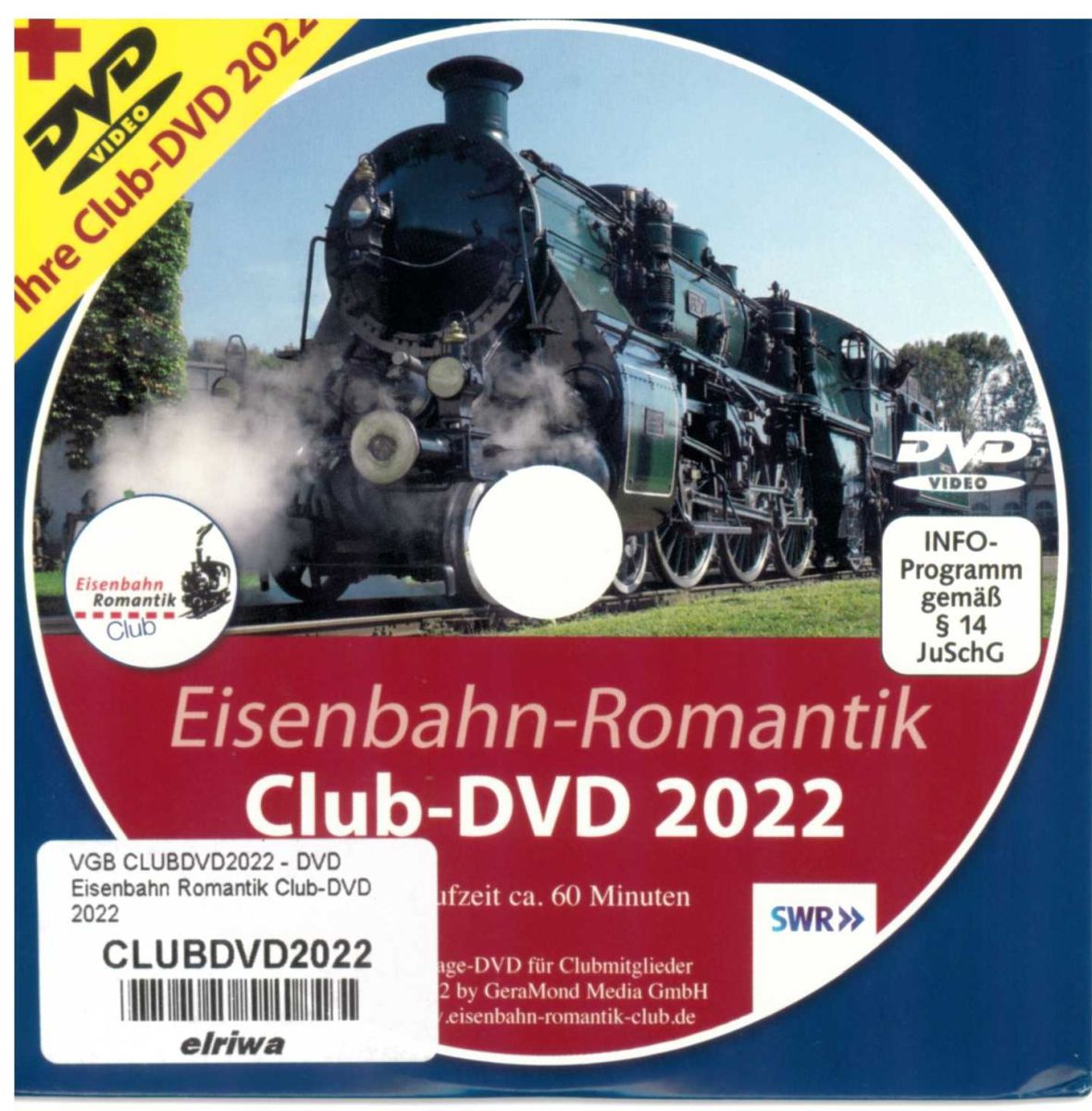 VGB CLUBDVD -2022 - DVD - Eisenbahn Romantik Club-DVD - 2022