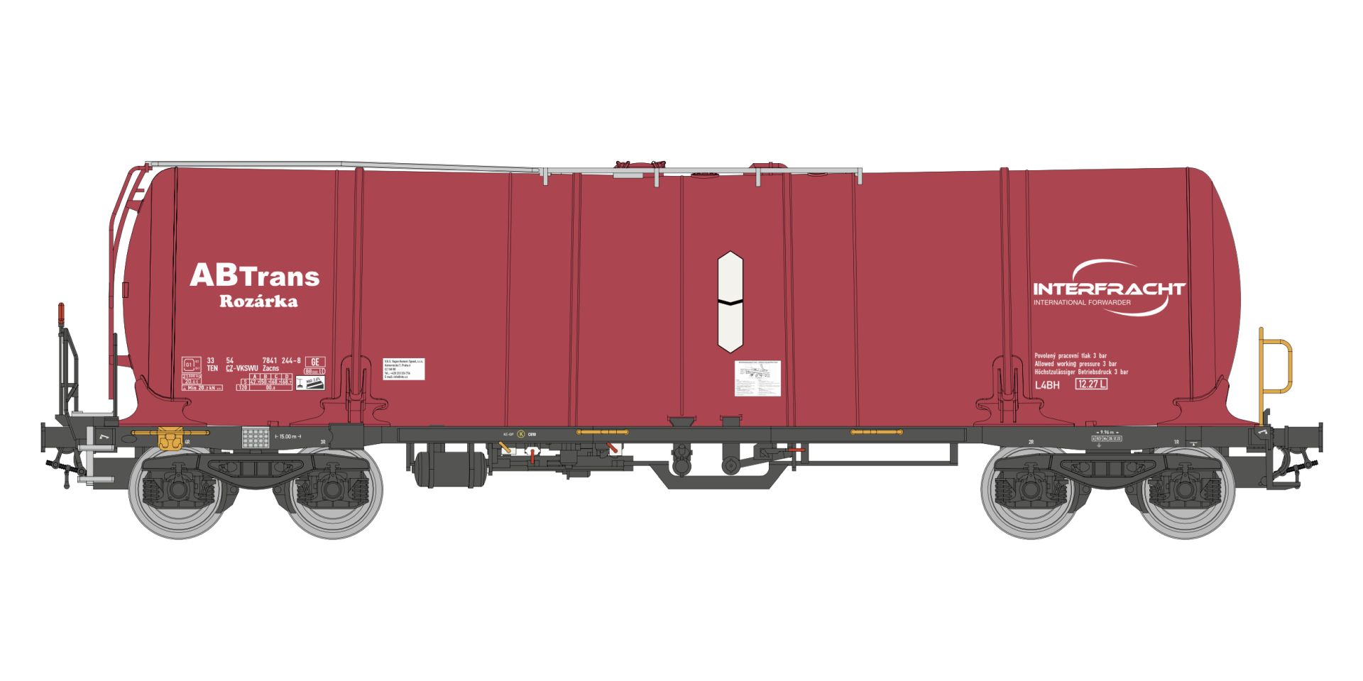 igra 96210063 - Kesselwagen Zacns, AB Trans Rozarka, Ep.VI