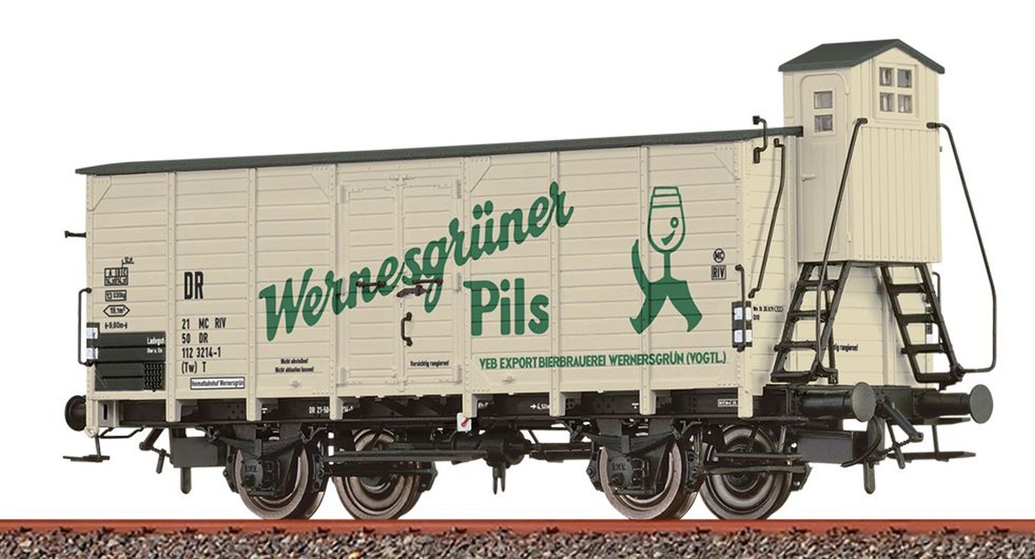 Brawa 49862 - Bierwagen Tw T, DR, Ep.IV 'Wernesgrüner Pils'