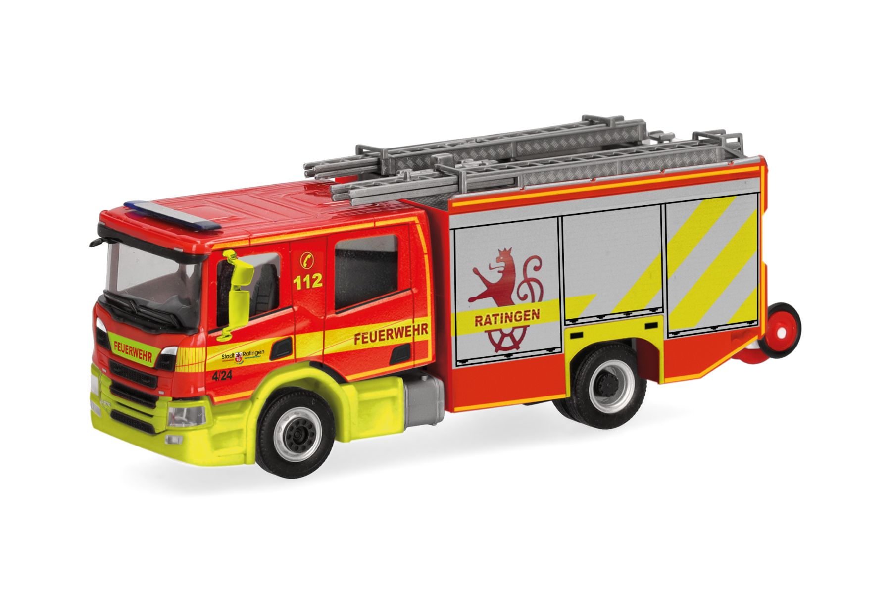 Herpa 098434 - Scania Crewcab CP28 HLF "Feuerwehr Ratingen"