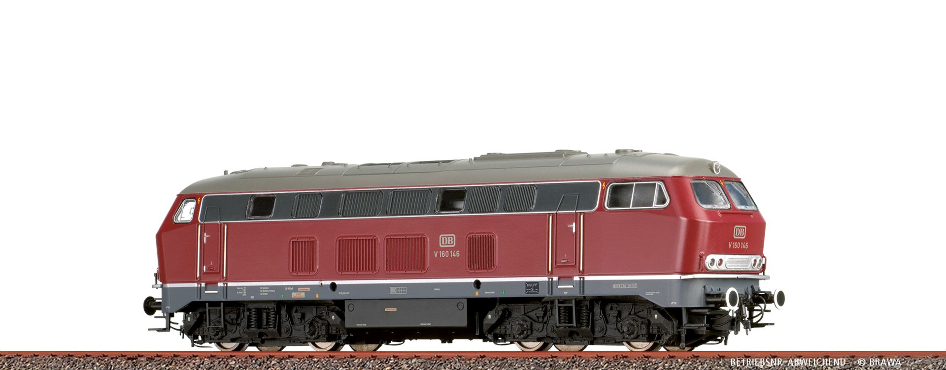 Brawa 41176 - Diesellok V160 114, DB, Ep.III
