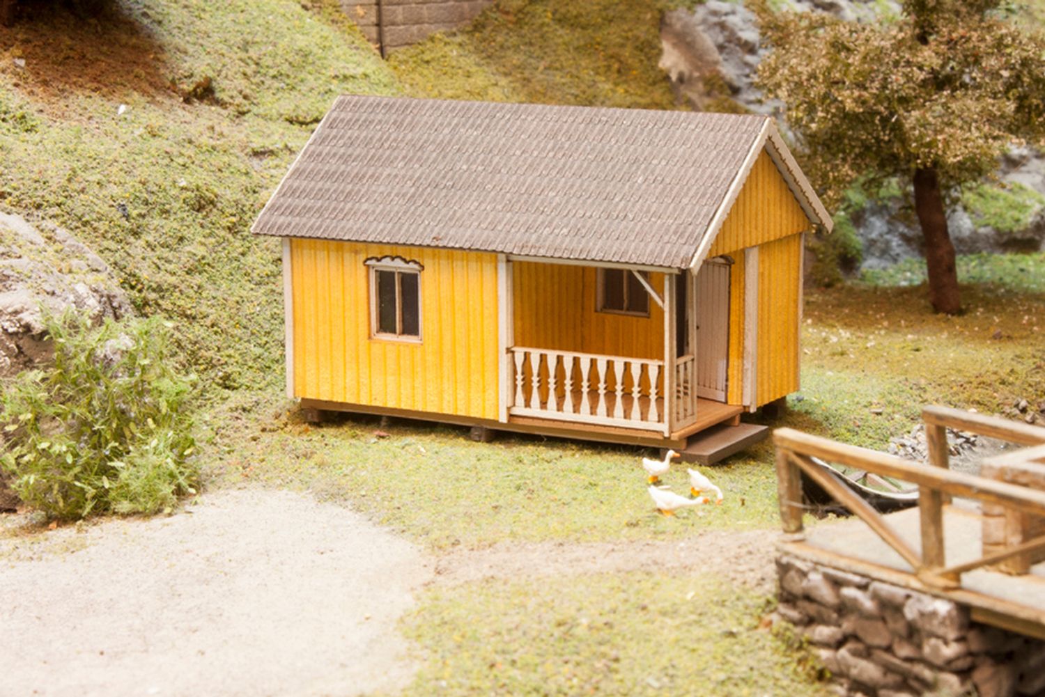 Joswood 25010 - Gartenhaus gelb, Schweden