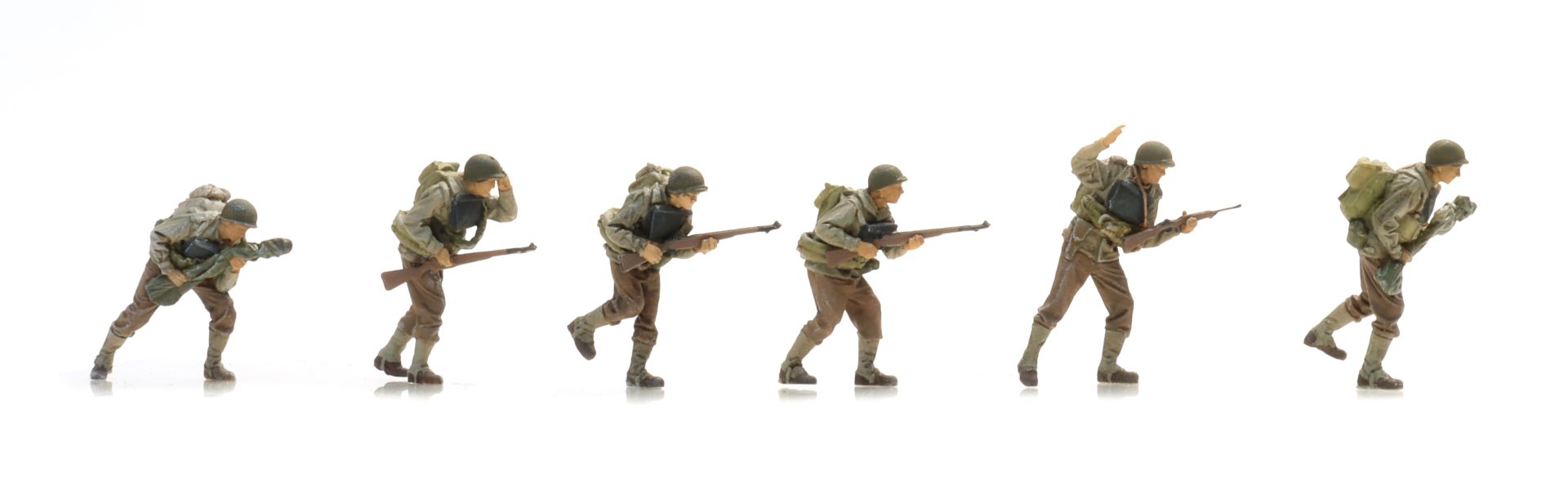 Artitec 5870116 - US D-Day Infanterie stürmt den Strand, 6 Figuren Artitec 5870116 - US D-Day Infanterie stürmt den Strand, 6 Figuren