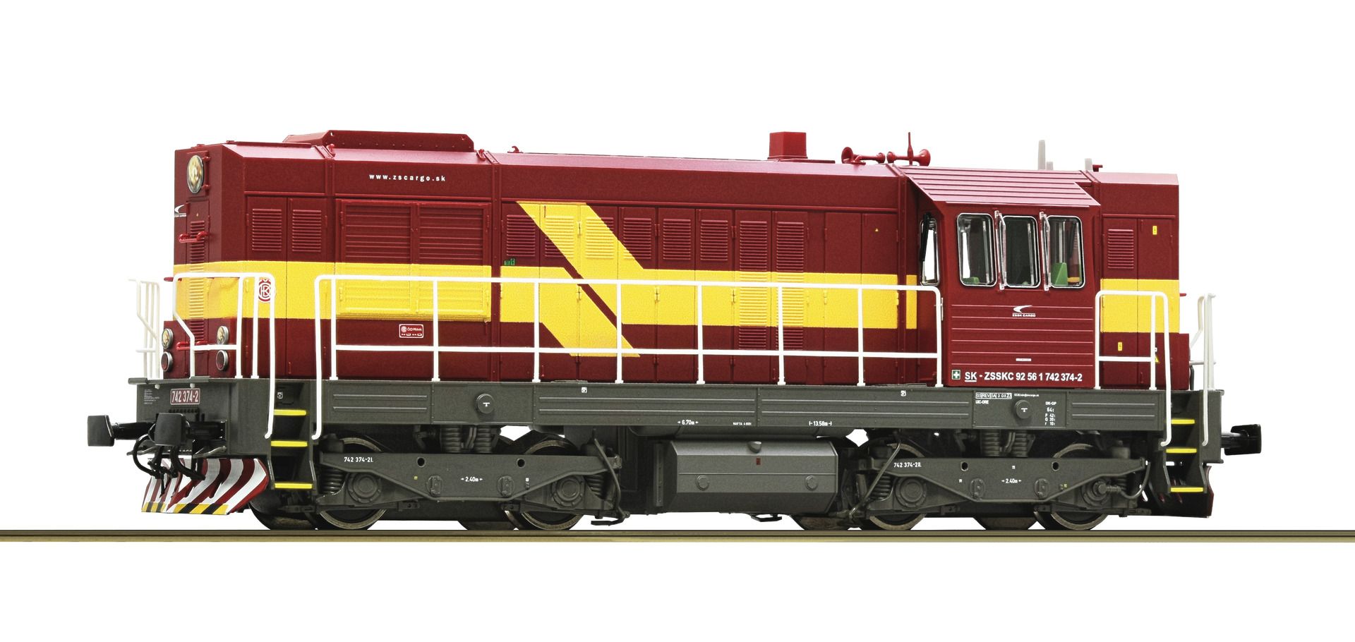 Roco 7310017 - Diesellok 742 386-6, ZSSK-Cargo, Ep.VI, DC-Sound