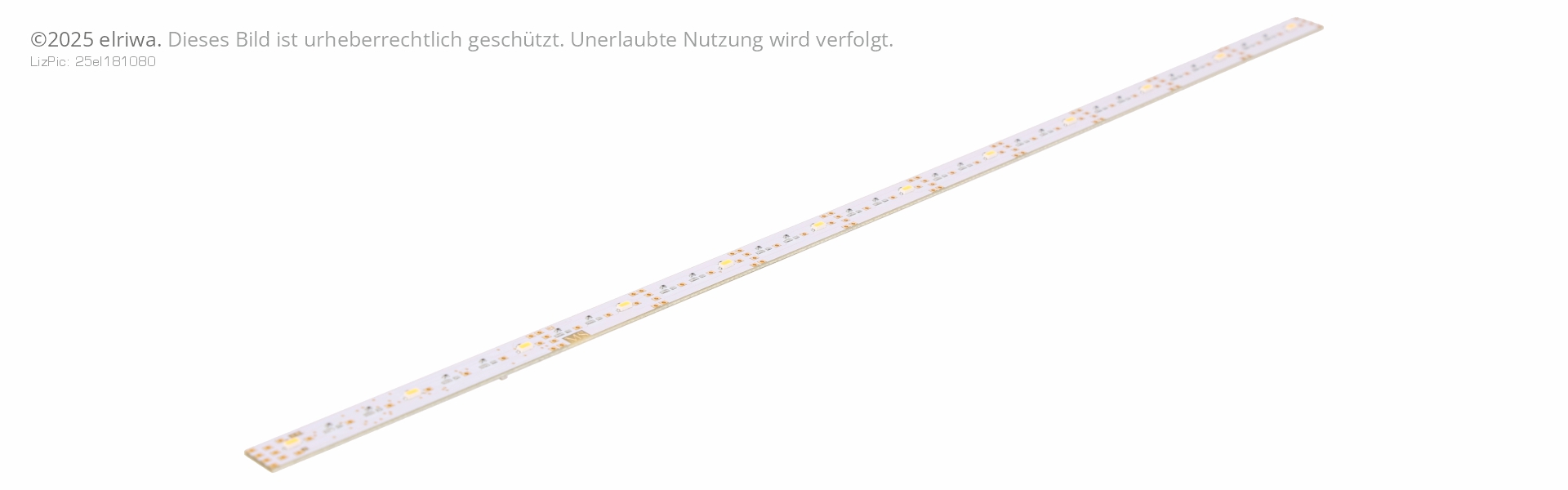 MS 12354 - Lichtleiste warmweiss, digital, 290 mm mit Kondensator, El. gegenüberliegende Seite