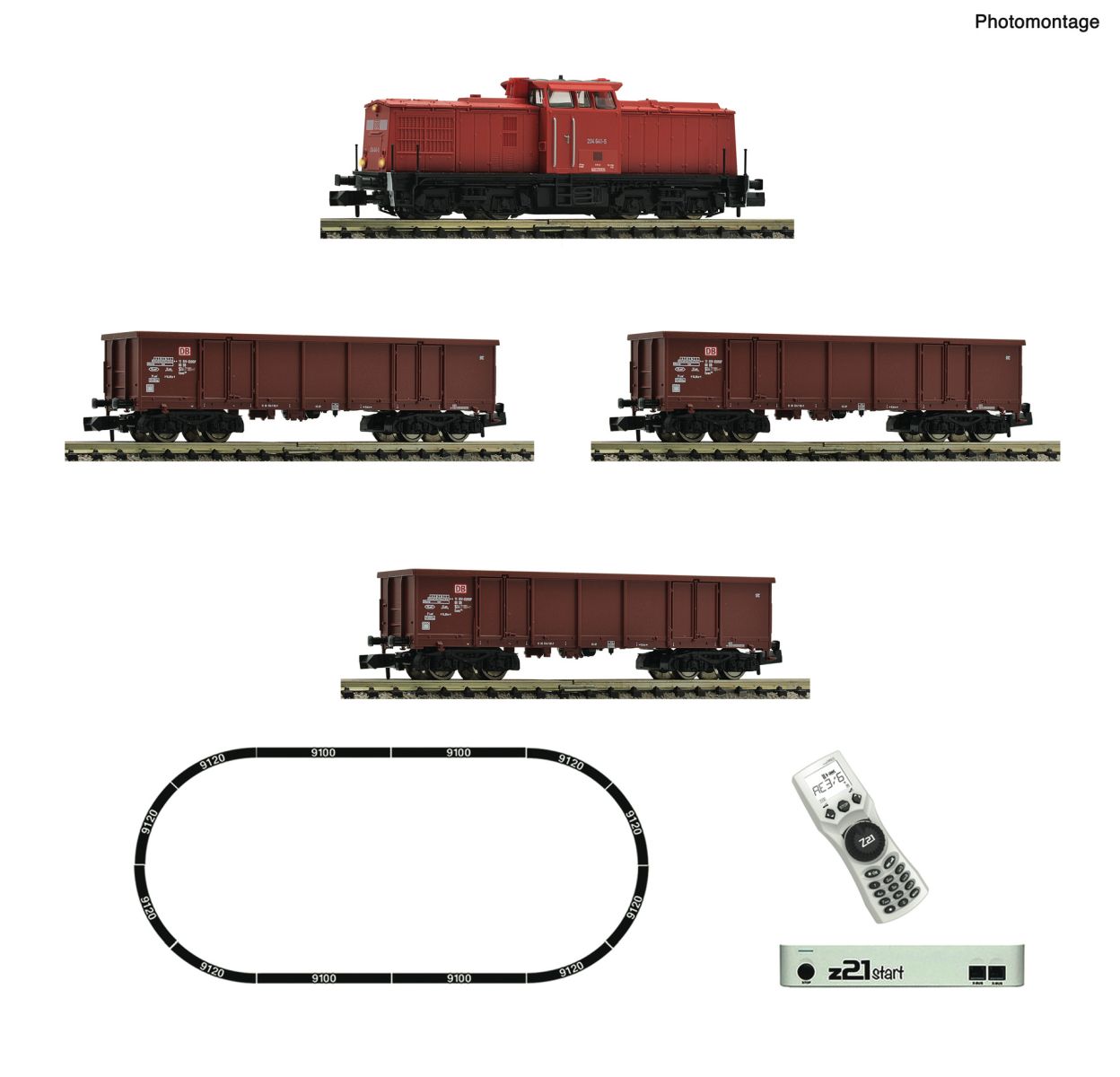 Fleischmann 5170005 - Digitales Startset mit BR 204 und Güterzug, DBAG, Ep.V-VI, z21start